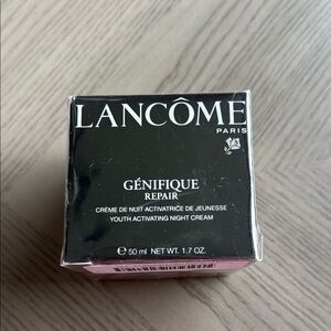 Lancome Génifique Repair Night Cream - Black and White
